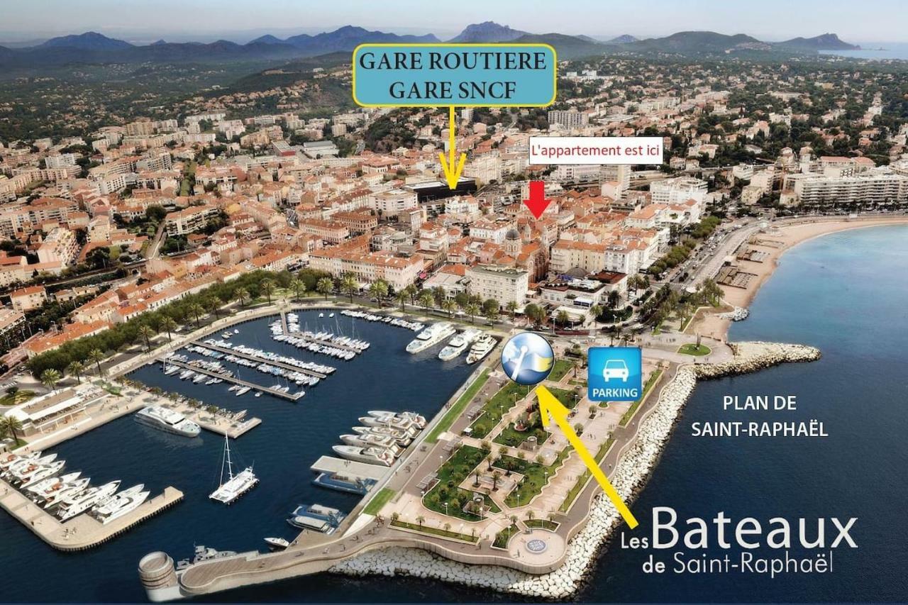 F3 Plein Centre Plage A 50 M Saint-Raphaël Eksteriør billede